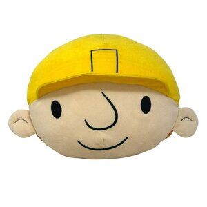 BOB THE BUILDER Large Head Pillow RARE 16x16 Dan River
